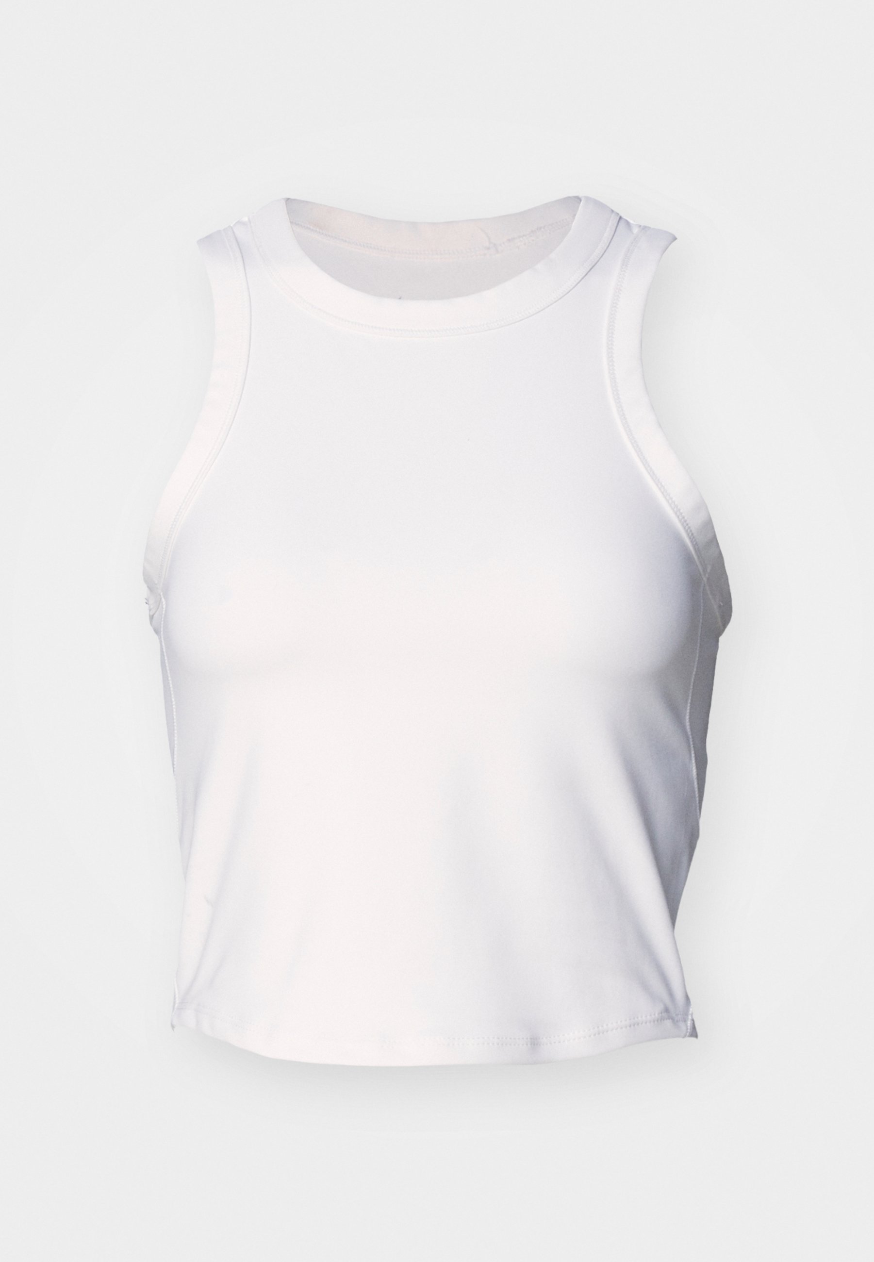 Nike Performance ONE FITTED CROP TANK - Bluză - alb