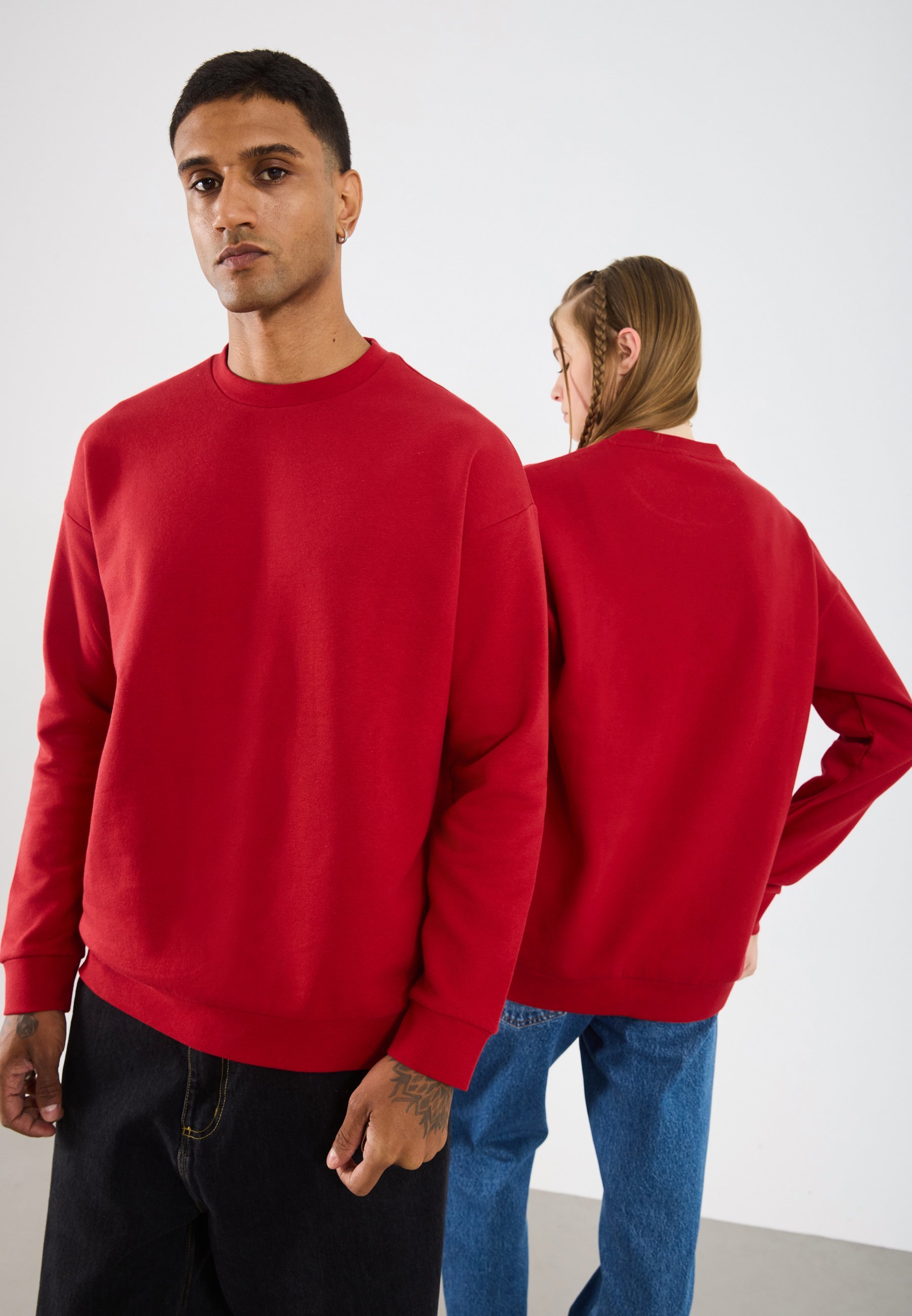 YOURTURN UNISSEX - Moletom - vermelho