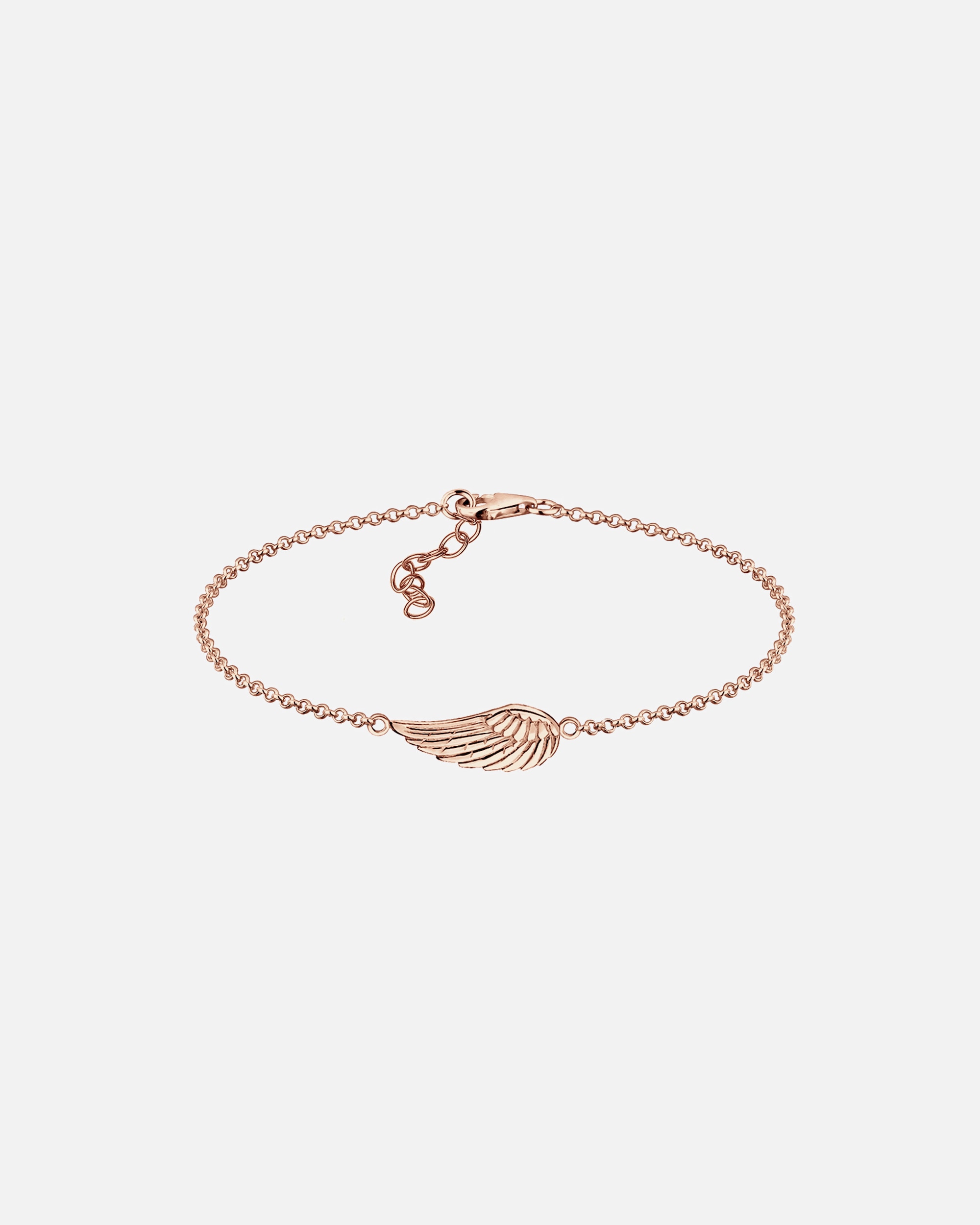 Elli Femmes ailes ange gardien en argent sterling 925 plaqué or rose