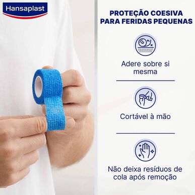 Hansaplast sininen itseliimautuva teippi sormille 1 kpl 1 kpl