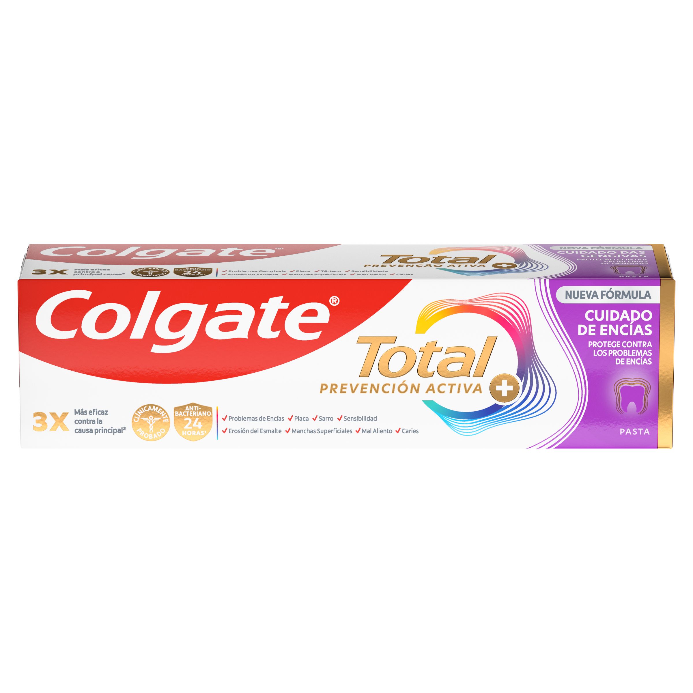 Total Active Prevention smaganu kopšanas zobu pasta Zobu pastas un zobu pastas