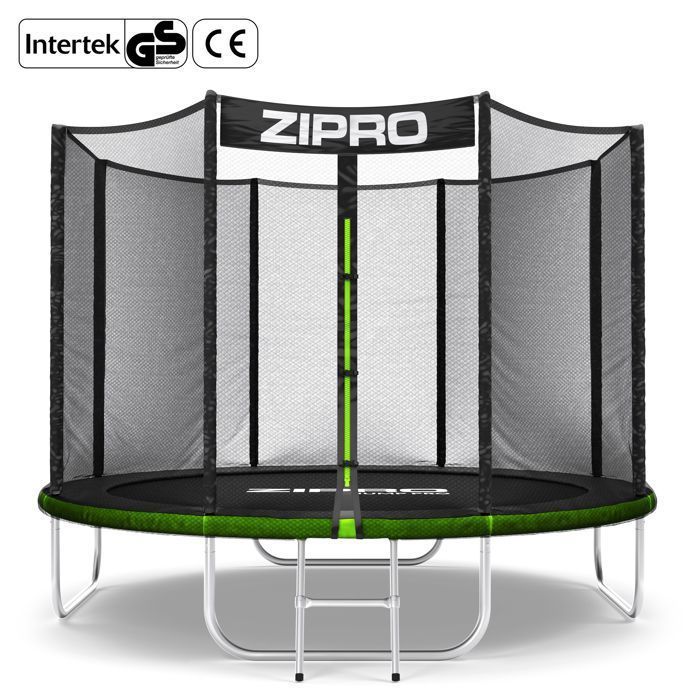 ZIPRO JumpPro OUT Garden Trampoline – Safety Net, 150 kg Load Capacity, 8FT Ø 252 cm – Durable and Stable