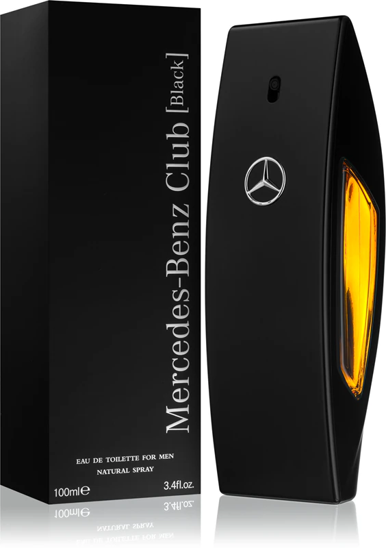 Černá toaletní voda Mercedes-Benz Club pro muže