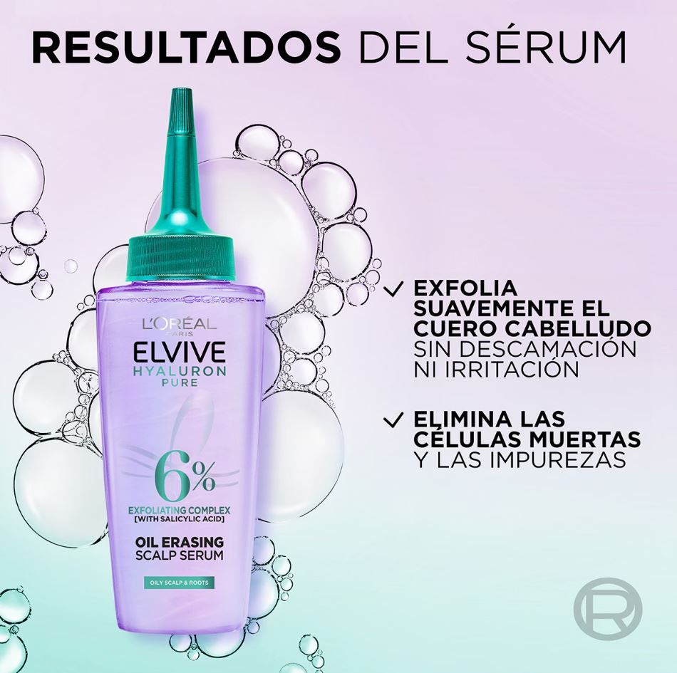Elvive Hyaluron Pure pročišćavajući serum prije šamponiranja Ulja i tretmani za kosu
