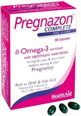 HEALTH AID Pregnazone Complément alimentaire complet 30 gélules