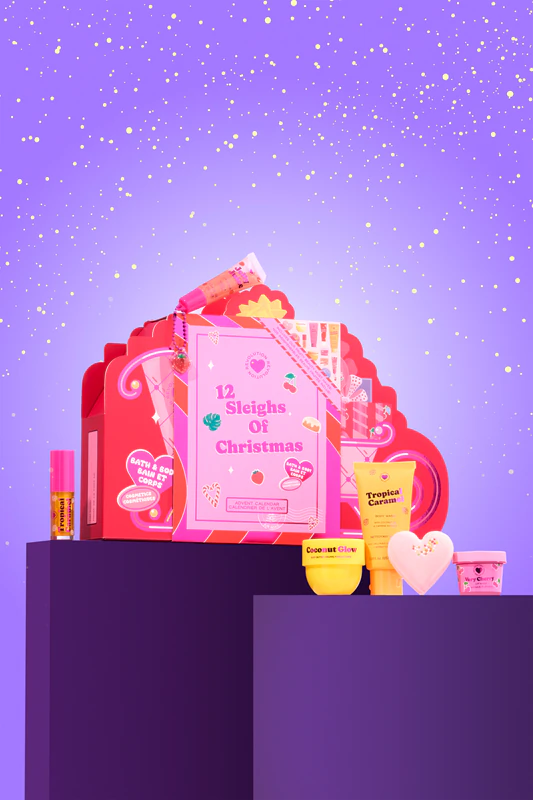 Heart Revolution Adventskalender 12 Kerstsleeën adventskalender voor lichaam en gezicht
