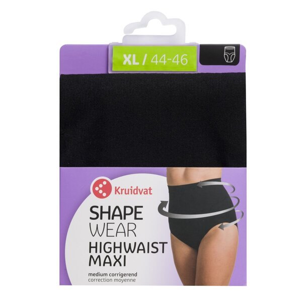 Ženske hlačke Kruidvat Shapewear Highwaist Maxi, črne, velikost XL