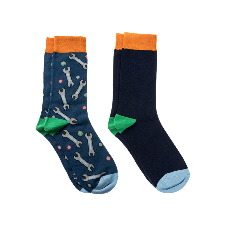  Herrensocken und Strumpfhosen Blau