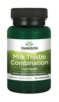 Swanson Milk Thistle Combination Preparat wspierający trawienie Kapsułki