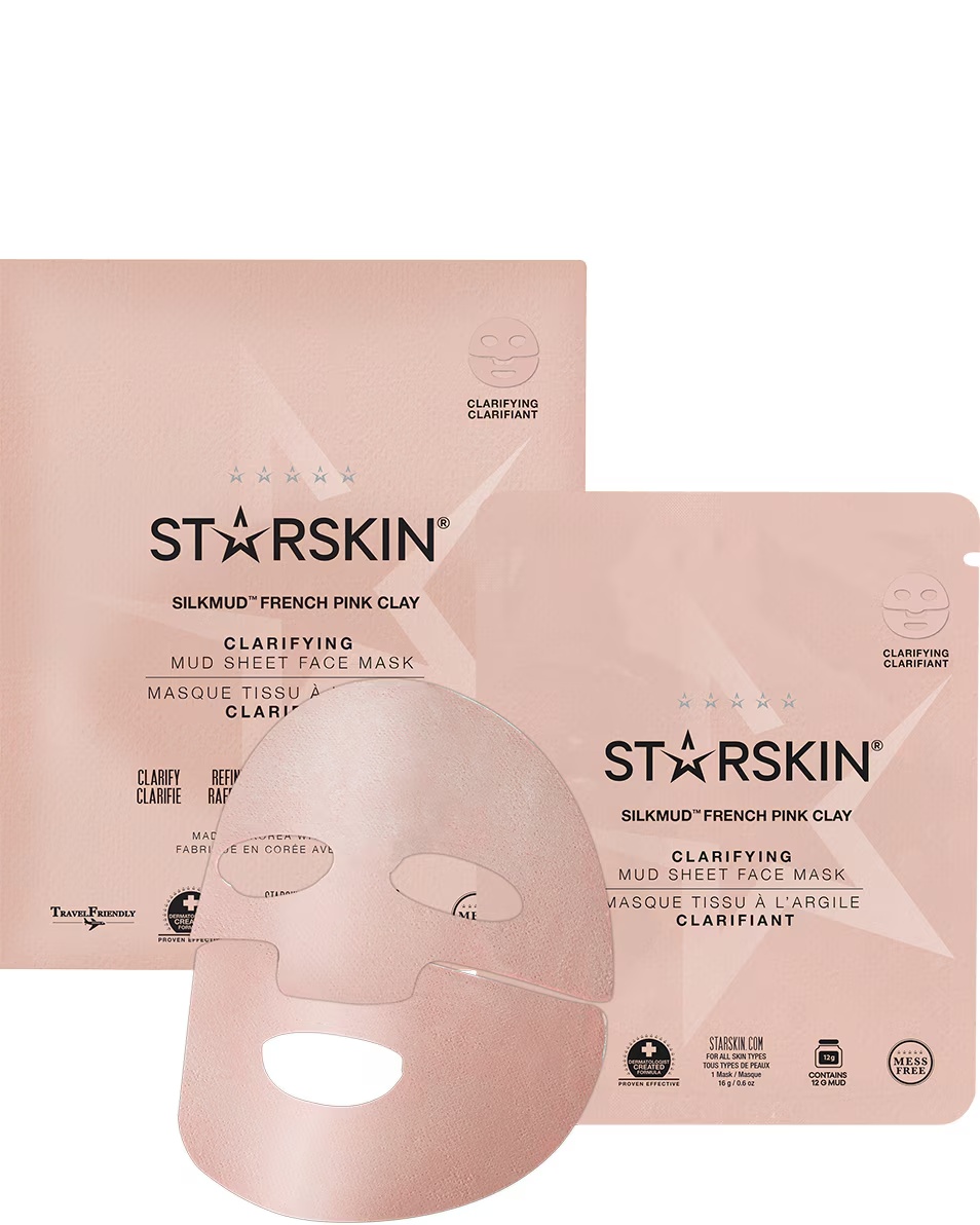 Čistiaca bahenná maska STARSKIN ESSENTIALS SILKMUD™ PINK FRENCH CLAY
