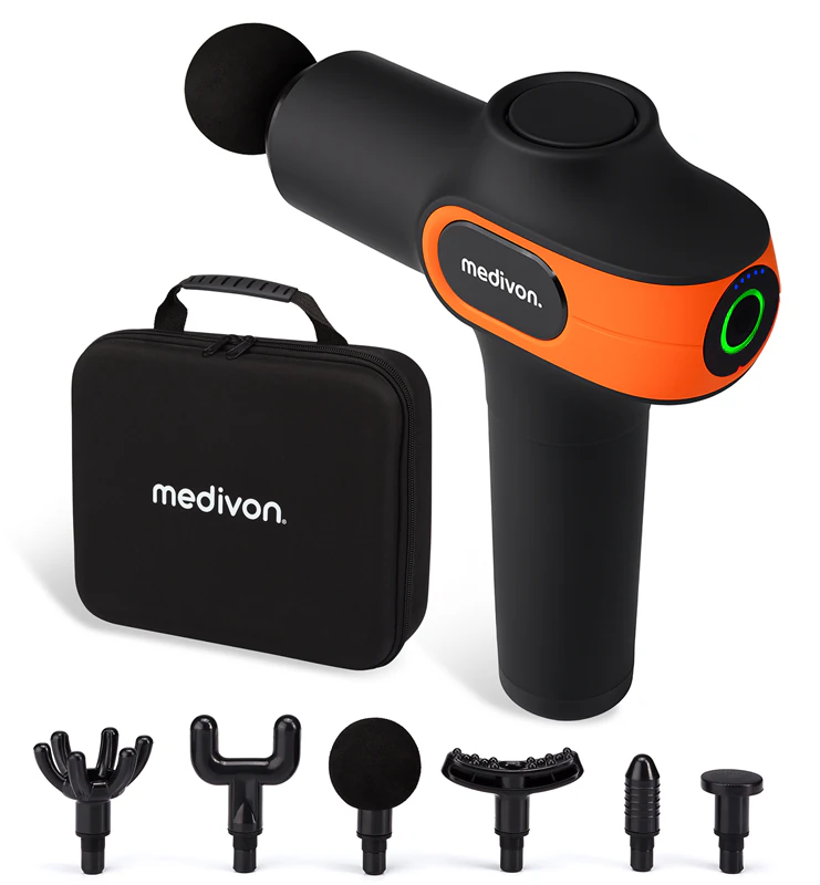 Medivon Gun Vital massagepistool met accessoires
