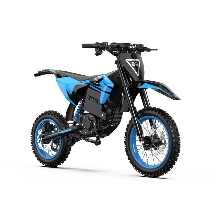 Moto elettrica fuoristrada ZAWES S3 - 2000W (5000W di picco), 60V 23.4Ah, 70 km/h, autonomia 60-70 km, 53 kg, sospensioni complete.