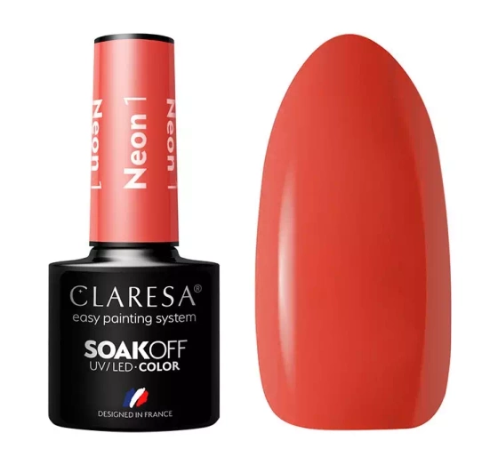 Claresa hybrydowy lakier do paznokci Neon 1 5 g