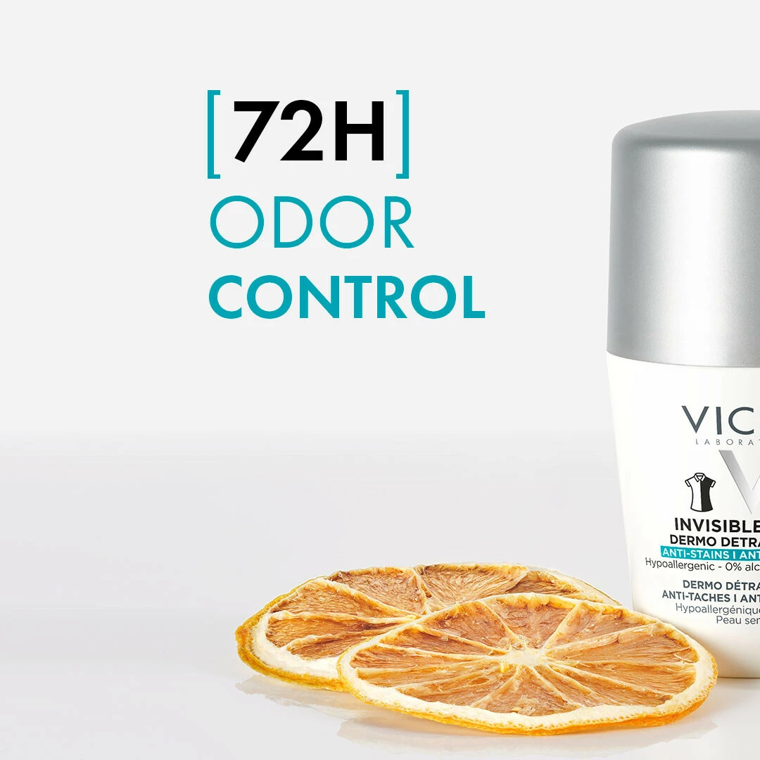 Deodorant Roll-On Anti-Pete Invisible Resist 72H 50 ml - Vichy