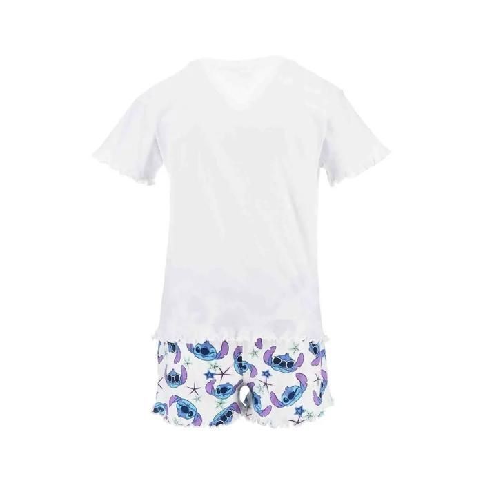 Pijama corto de algodón para niña 