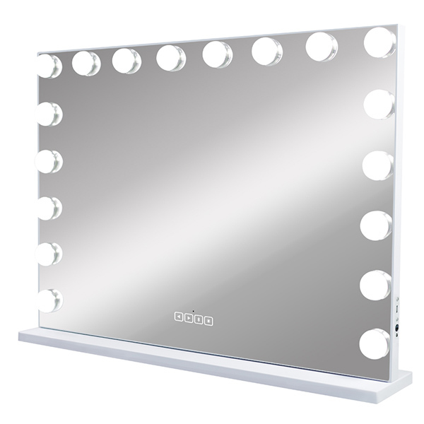 Lexent - Espejo de tocador estilo Hollywood 80x58cm MT008058-2