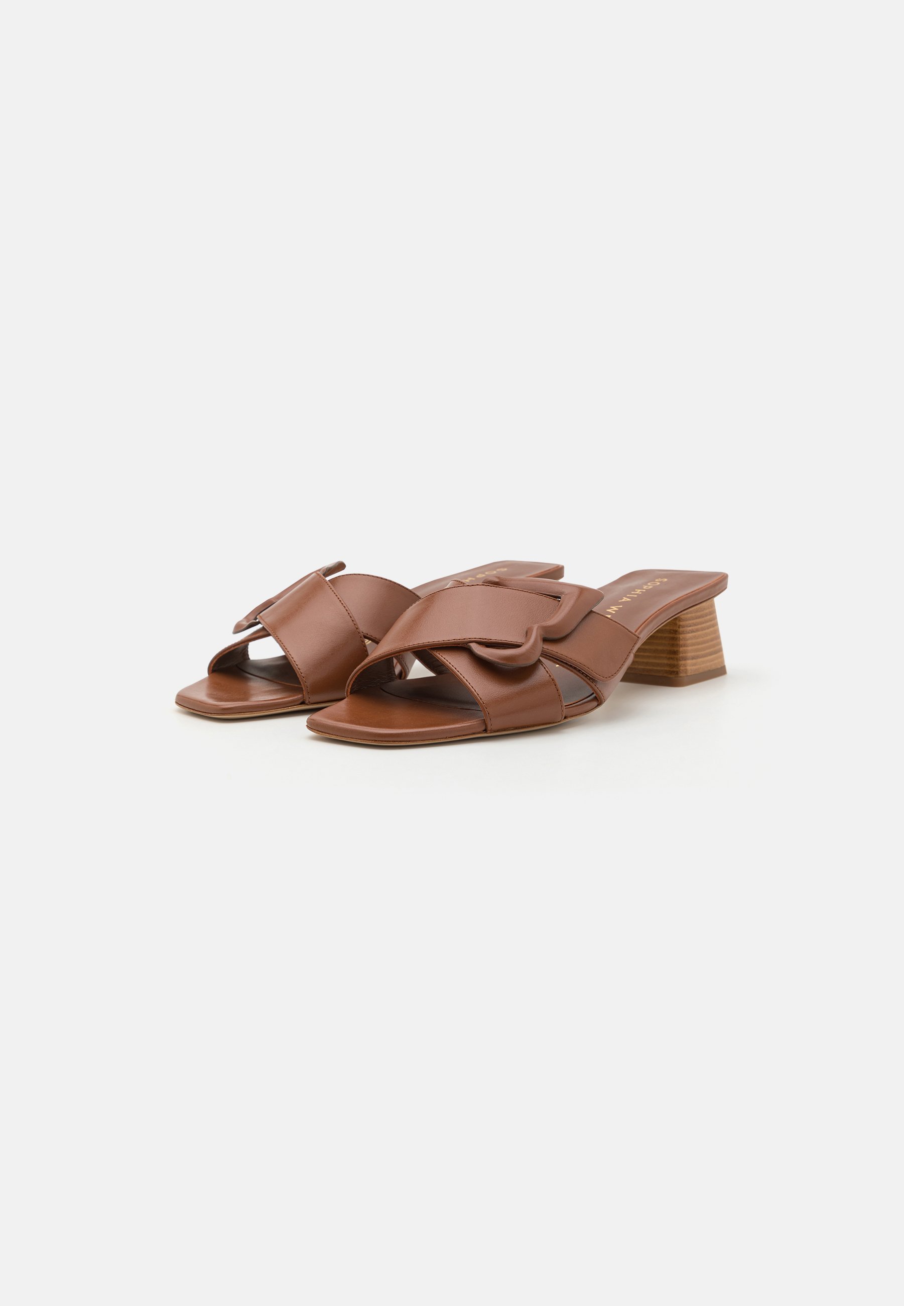 Sophia Webster BLAIR LOW MULE - Muiltjes met hak - caramello