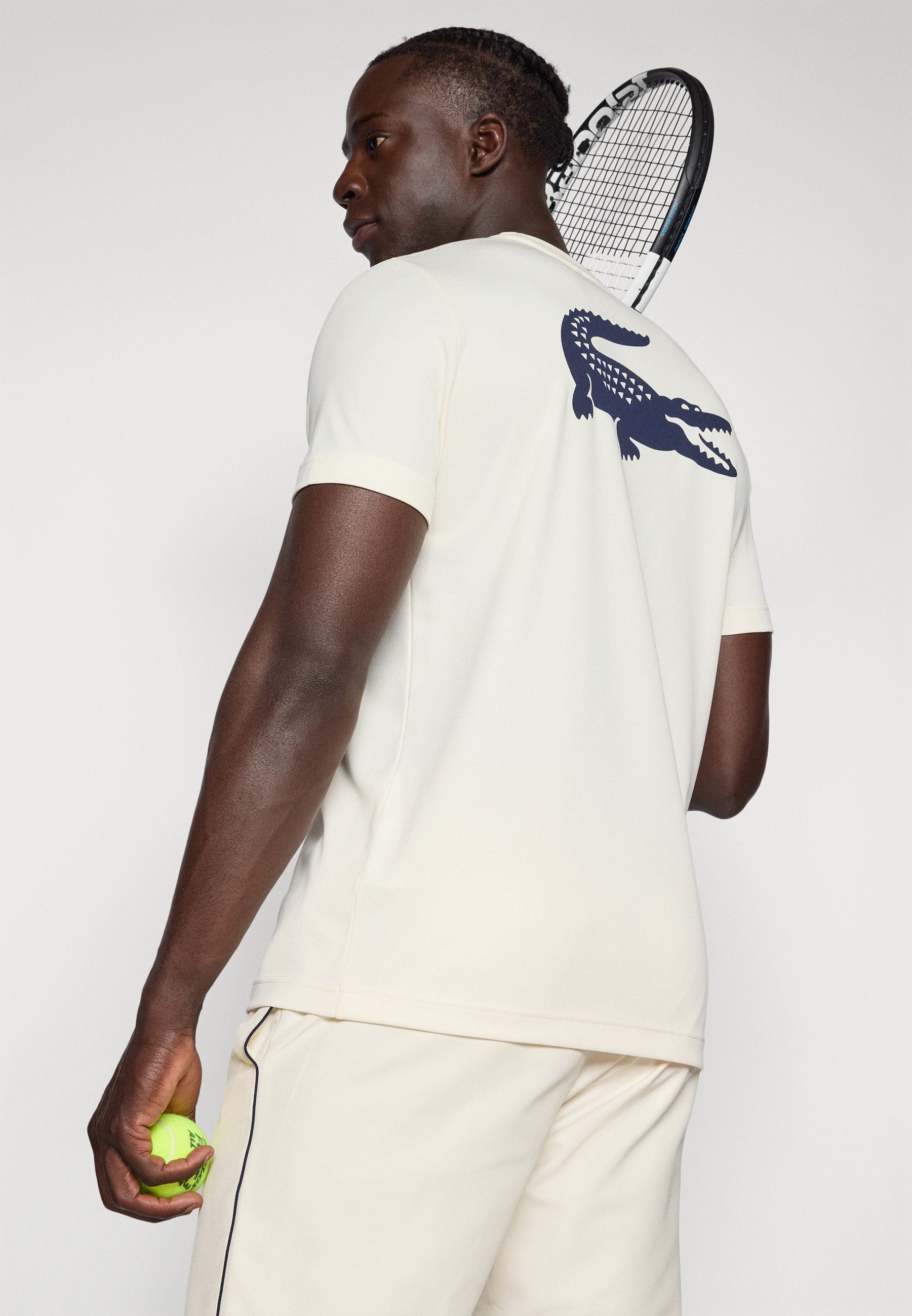 Lacoste Sport TENNIS - Sport T-shirt - Lapland/marineblauw