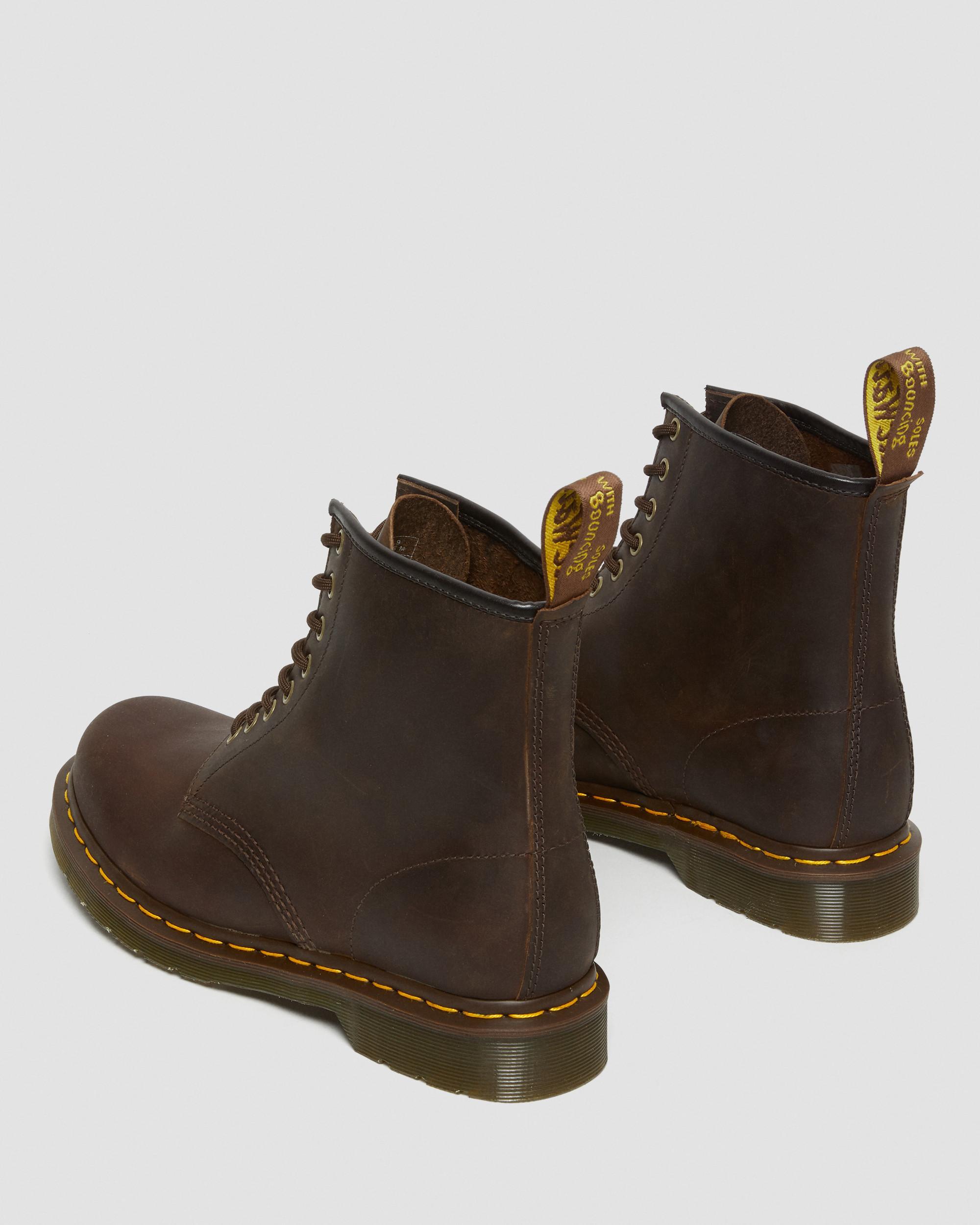 1460 Crazy Horse Leather Lace Up Boots