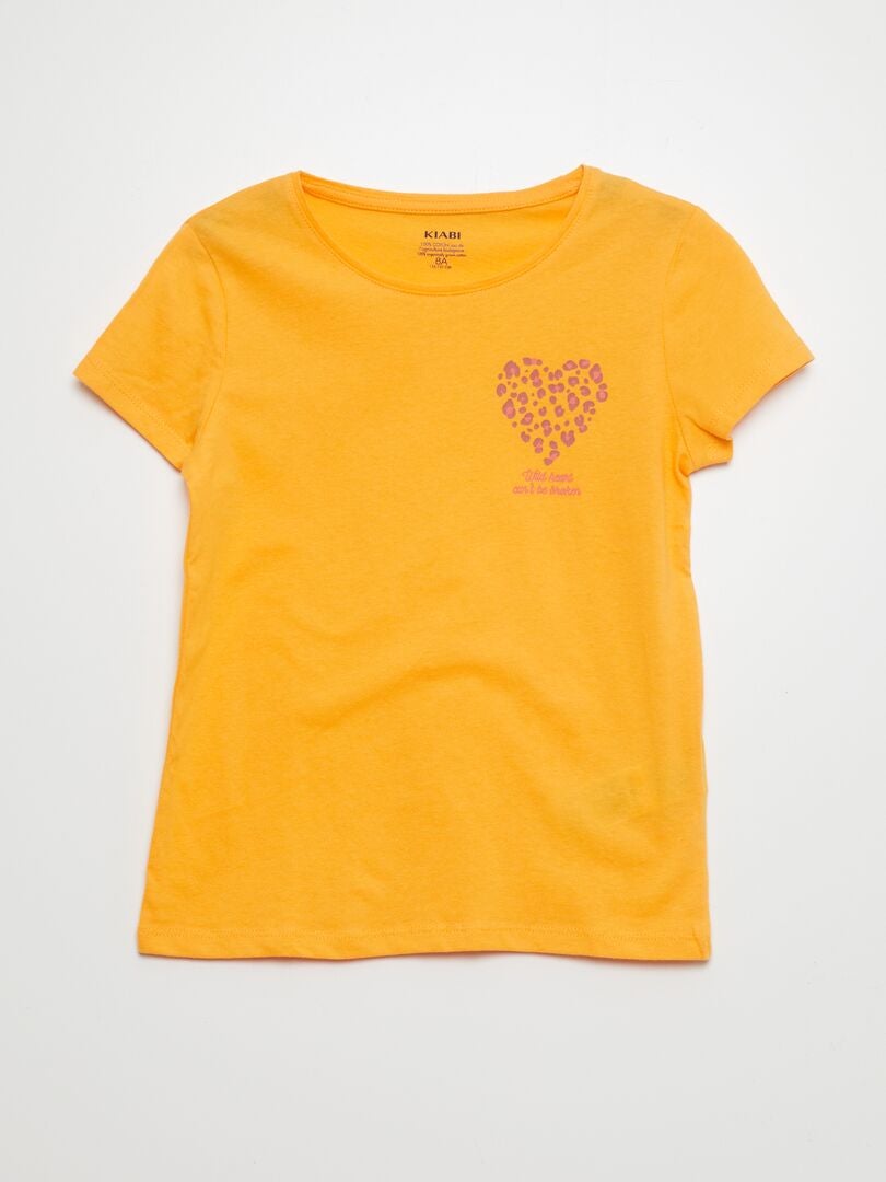 Set van 3 bedrukte T-shirts - BEIGE