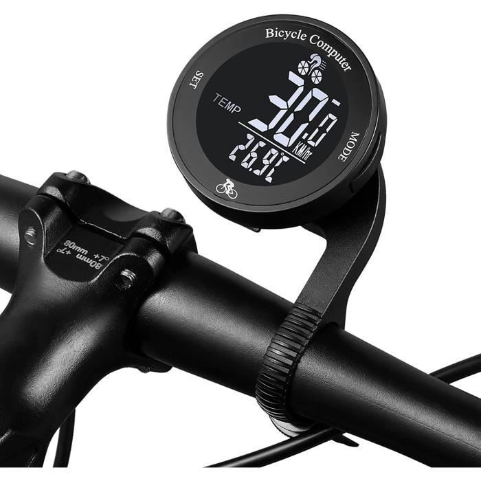 Ciclocomputador inalámbrico resistente al agua, 24 funciones, odómetro, cronómetro con retroiluminación para bicicletas de carretera y de montaña.