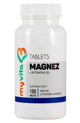 MyVita Magnez + Witamina B6 100 Tabletek