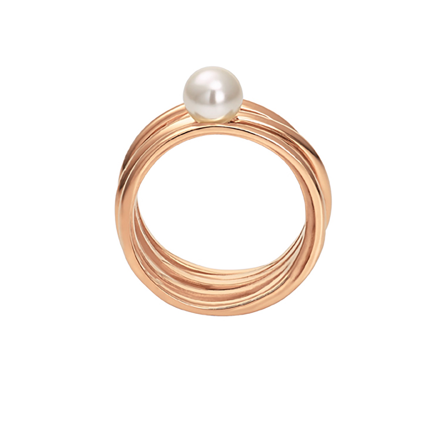 Heideman Bague Serpens blanc