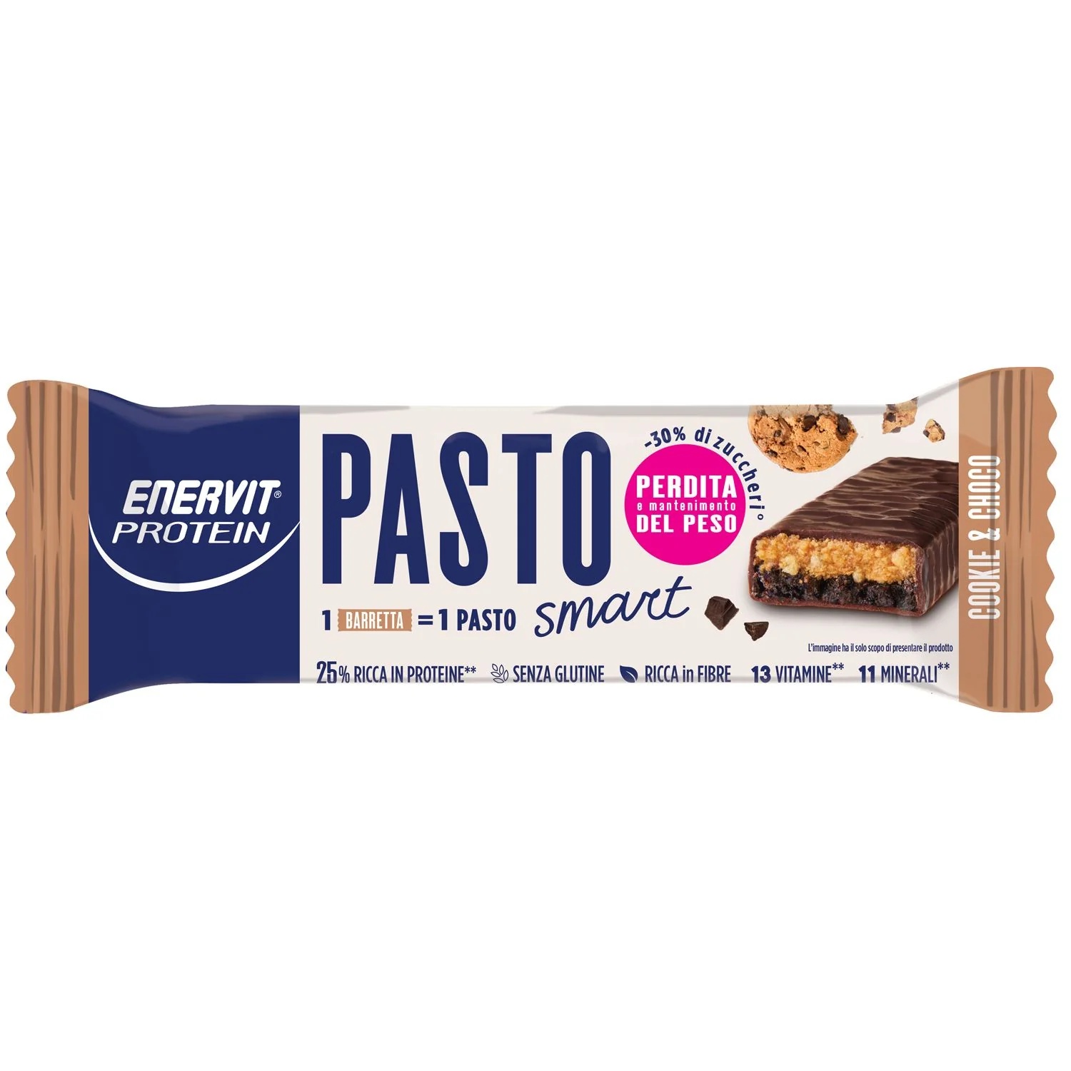 Enervit Protein Mahlzeitenersatz Cookie Choko 55 g