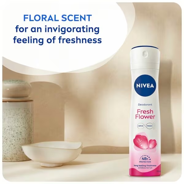 NIVEA Fresh Flower dezodorans u spreju 150ml