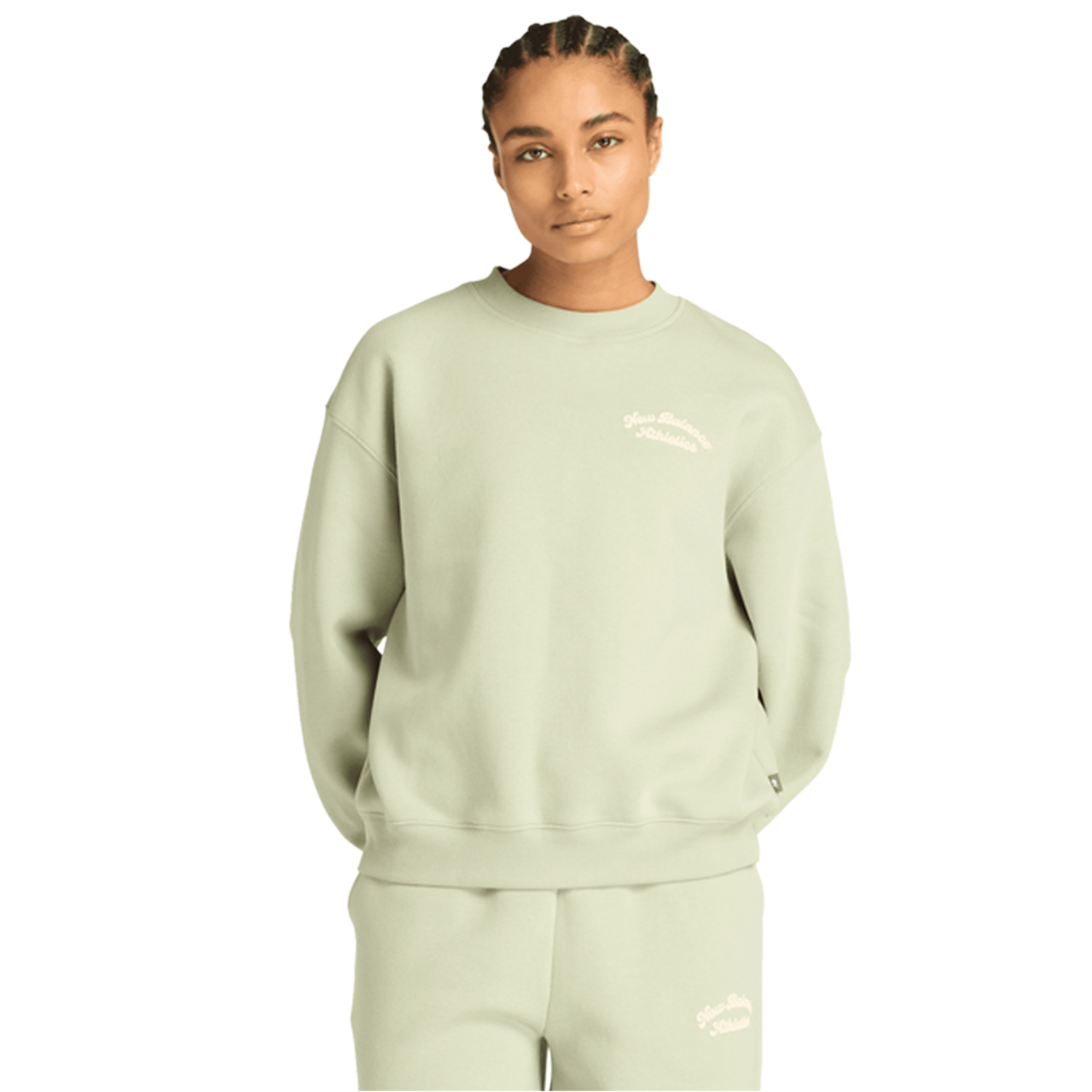 New Balance Linear Heritage Fleece Crew -paita