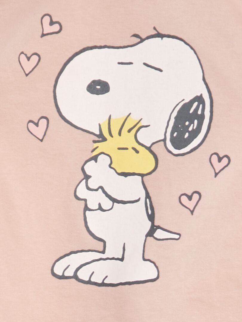 Snoopy T-shirt met lange mouwen - ROZE