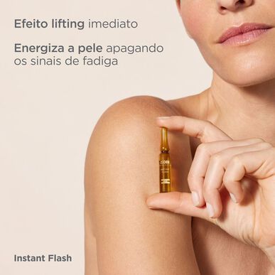 Isdinceutics Instant Flash Serum z lifting učinkom v ampulah, ampule za obraz, takojšen lifting učinek, 5 ampul.
