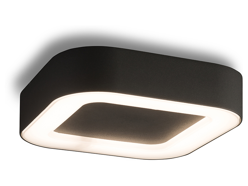 Plafon zewnętrzny Puebla LED aluminiowy grafitowy