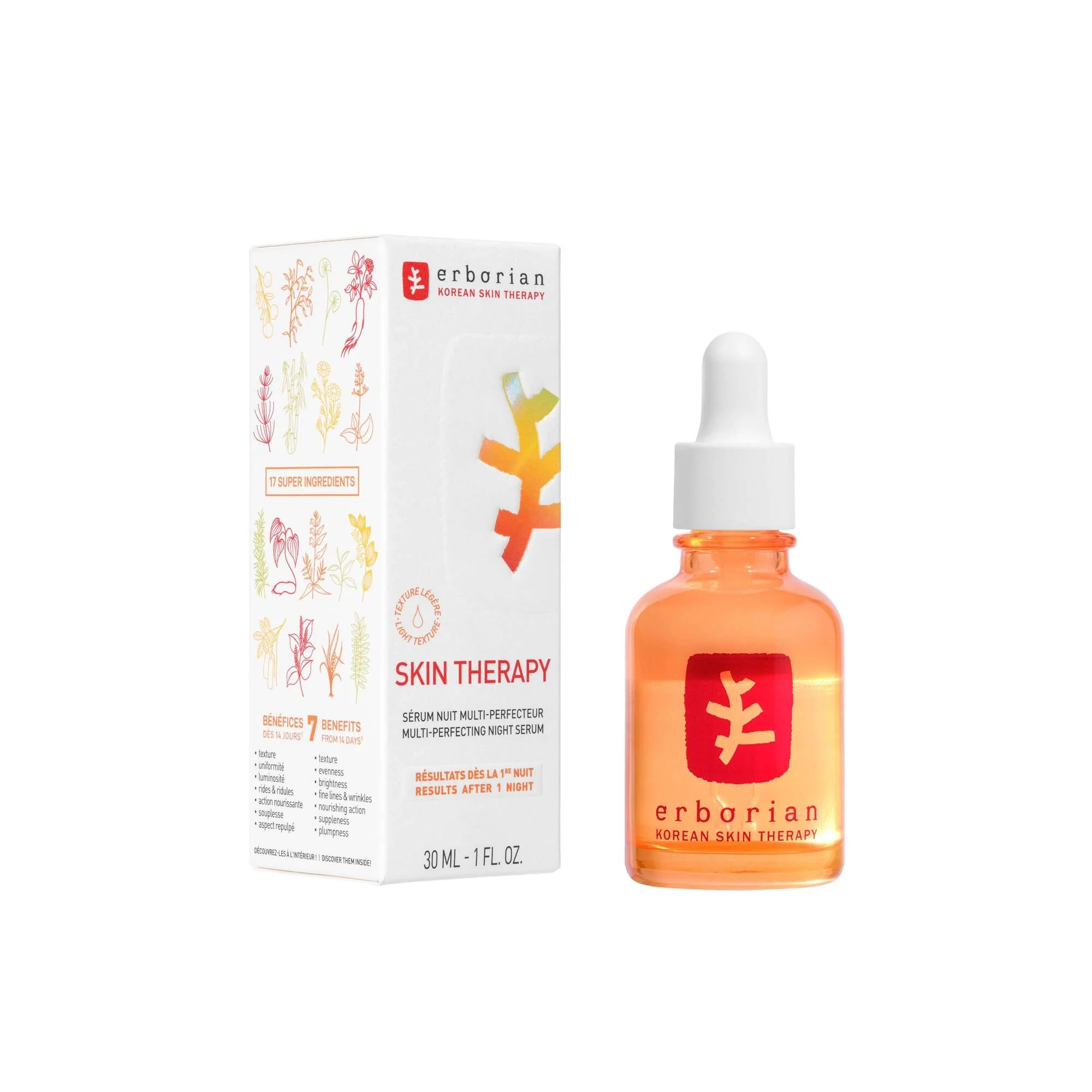Super Ingredients Skin therapy Serum - Siero viso illuminante, Siero viso antirughe, Siero viso nutriente