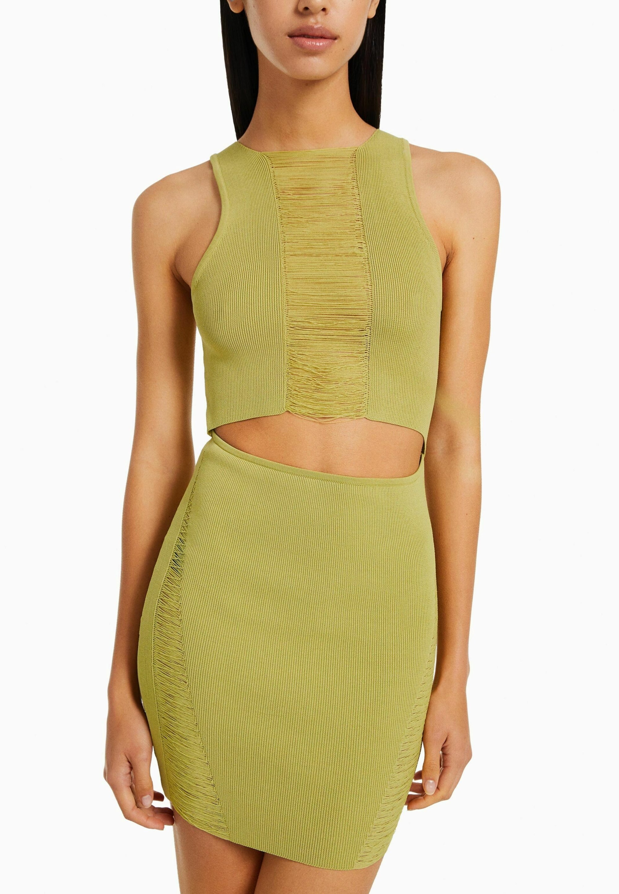 Abito Bershka Shift - verde