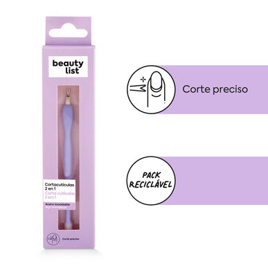 Beauty List 2-in-1 kynsinauhakynä liila