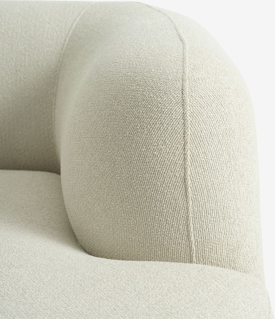 JYLLINGE Sofa s ležaljkom JYLLINGE bež tkanina od pliša