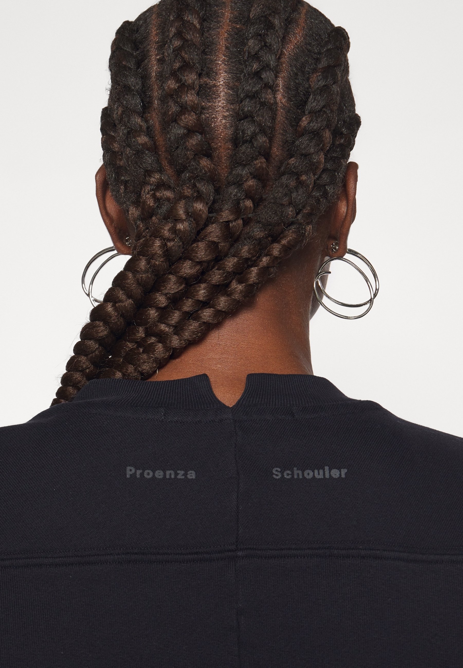 Proenza Schouler White Label Sweatshirt - schwarz
