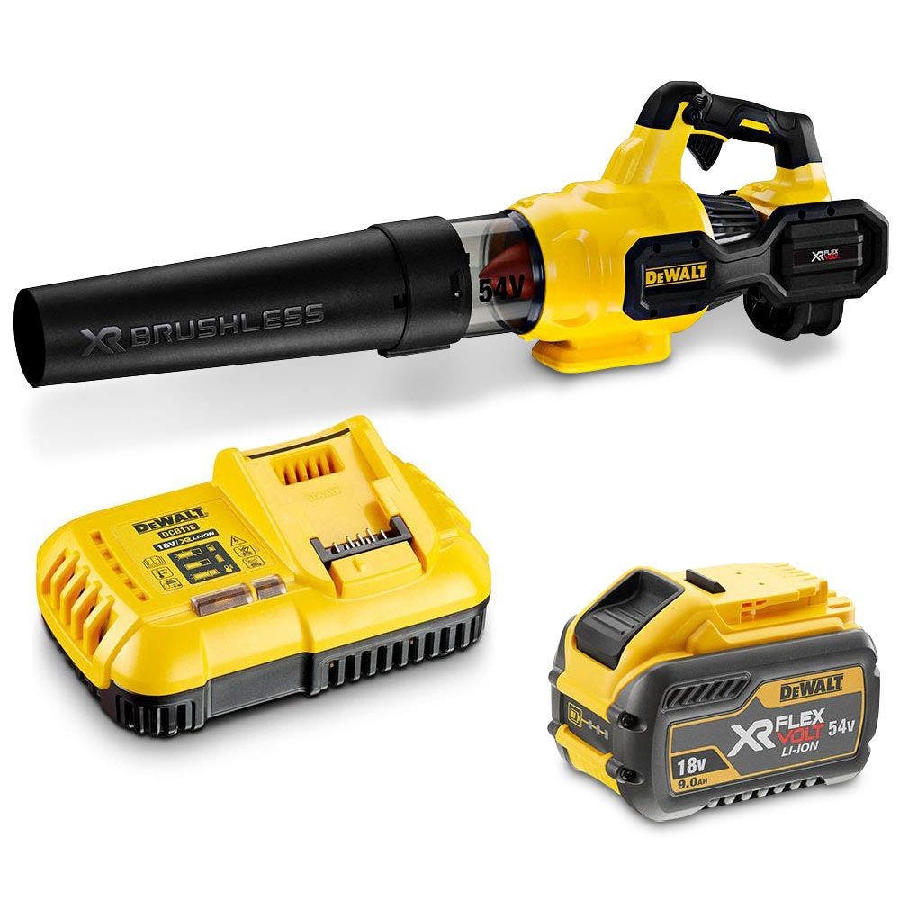 Soprador axial DEWALT 54V XR FLEXVOLT com 1 bateria de 9,0Ah (DCMBA572X1-XE)