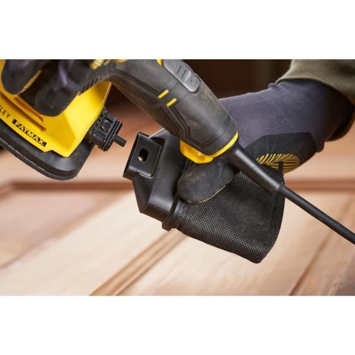 Snoerloze afwerkingsschuurmachine - 120W - STANLEY FATMAX - SFMEW210S-QS - inclusief schuurmateriaal
