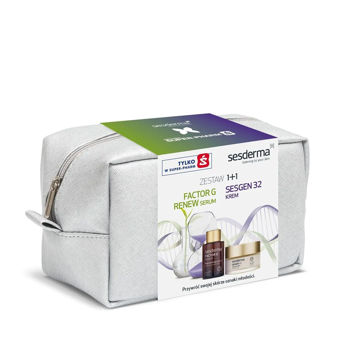 Sesderma Sesgen + Factor G - Zestaw (Sesgen Krem odżywczy 50ml + Factor G Renew Serum 30ml)