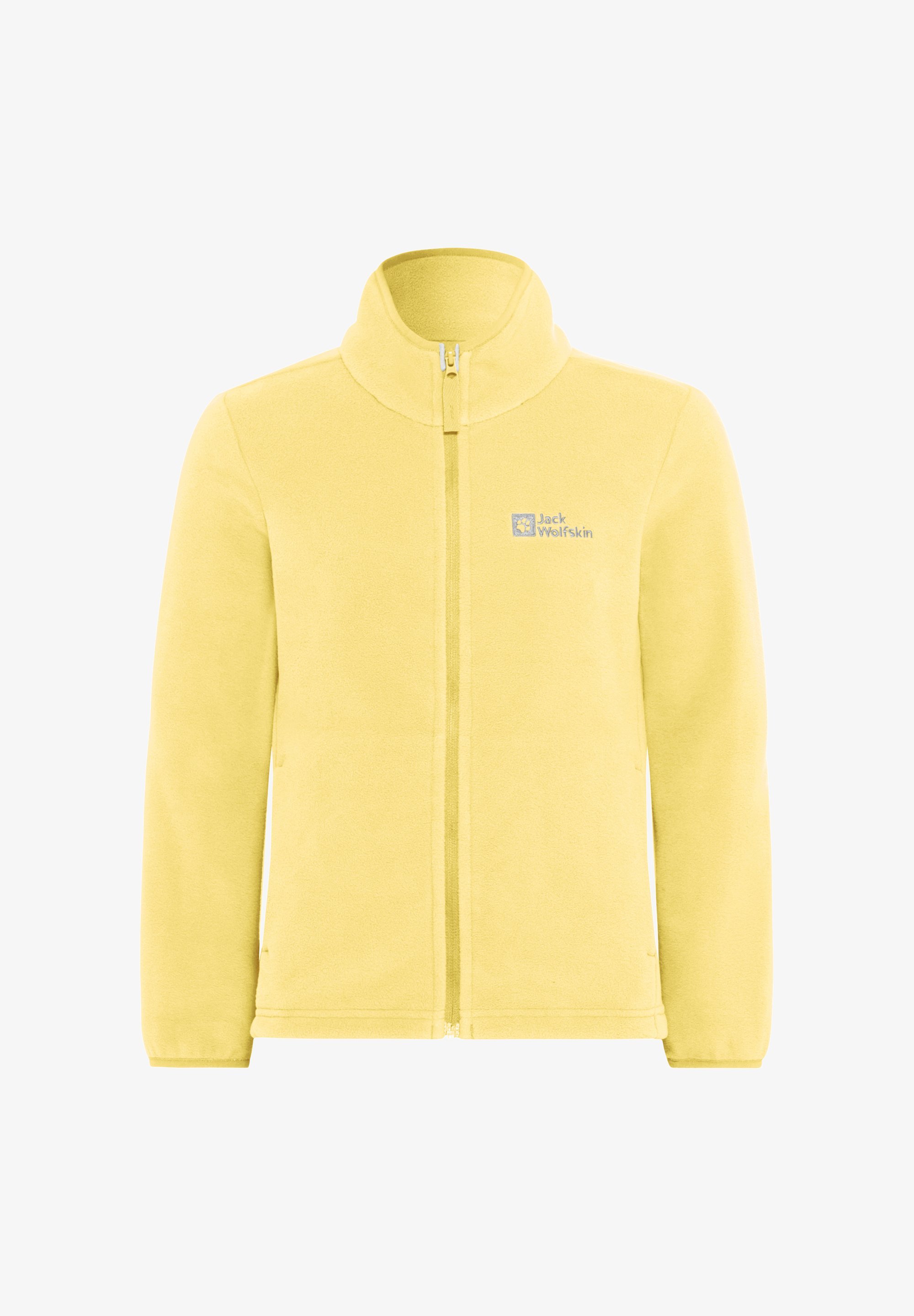Giacca in pile Jack Wolfskin TAUNUS - Lemon Ice