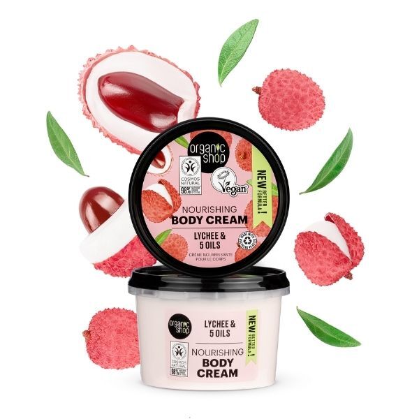 Organic Shop Nährende Körpercreme Litschi 250 ml
