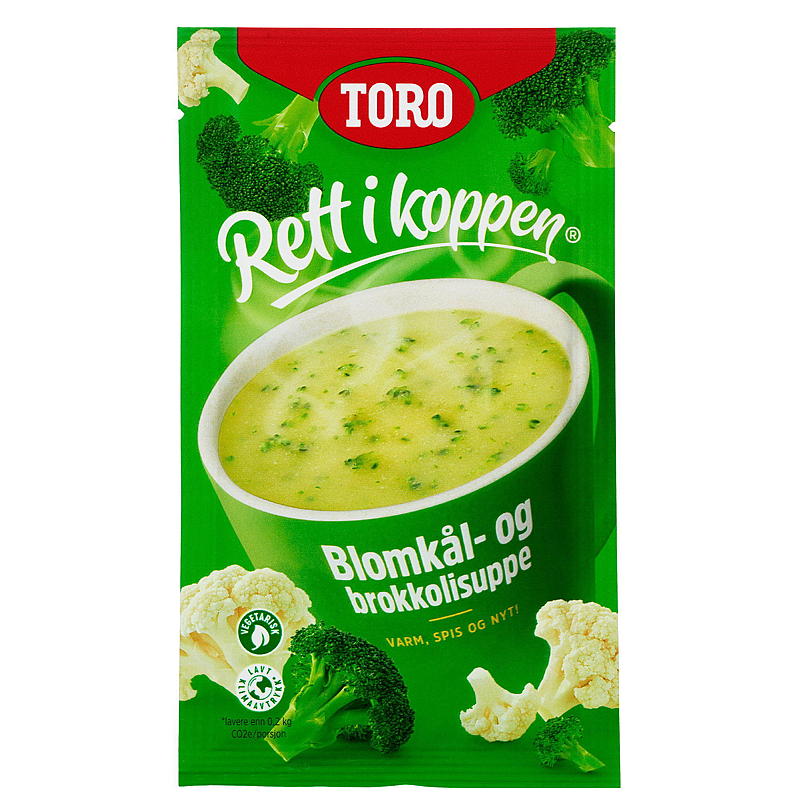 Toro kom in de beker bloemkool en broccoli, 26 g Toro