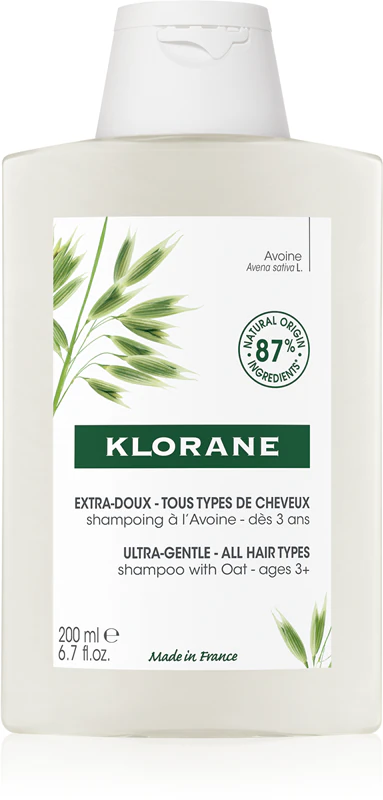 Klorane Oat -hellävarainen shampoo kaikille hiustyypeille
