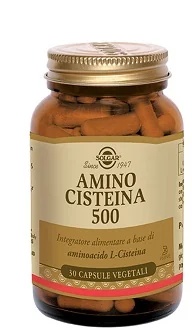 SOLGAR Amino Cysteine 500 30 rastlinskih kapsul