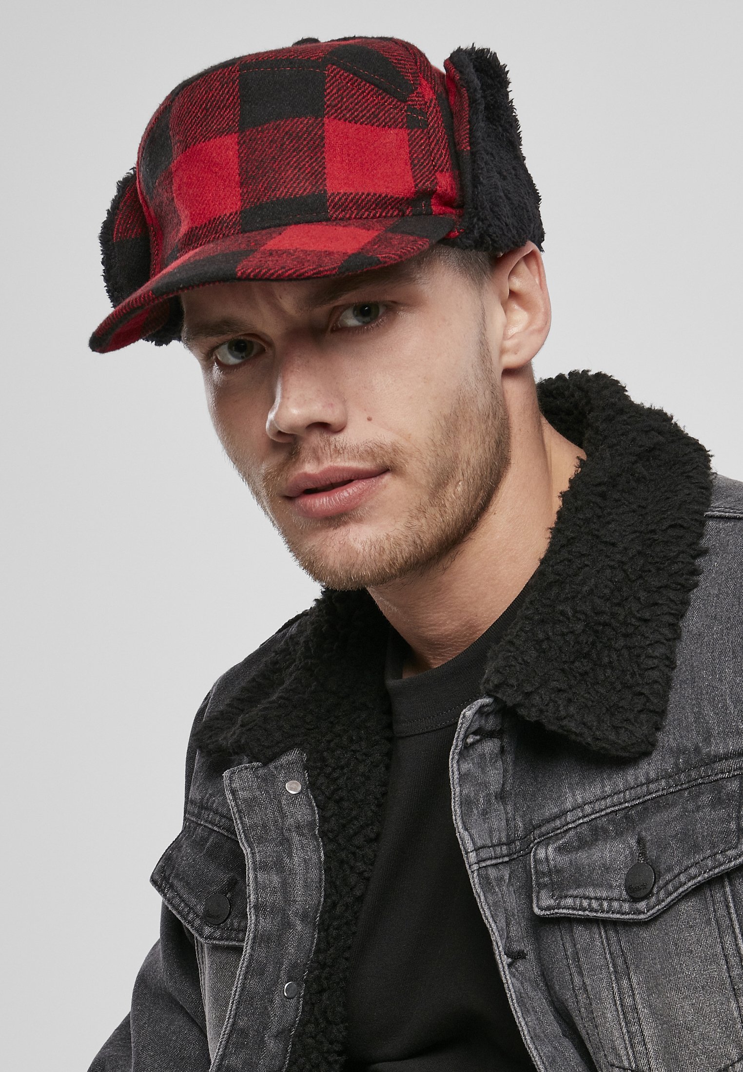 Brandit Cap - rood/zwart