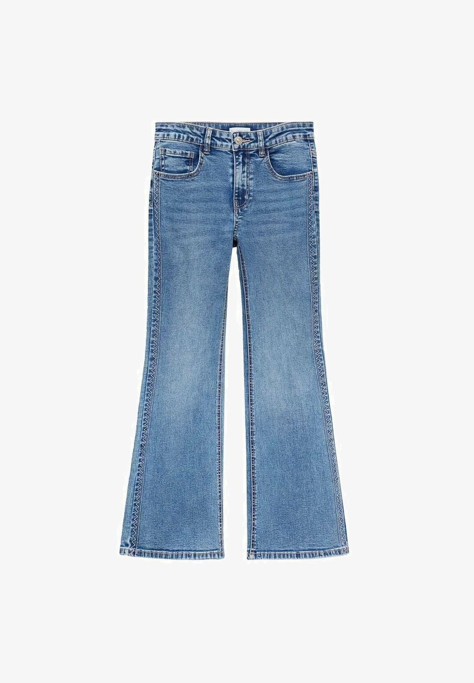 Mango Kids Flared Jeans - niebieskie