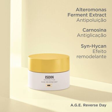 Isdinceutics AGE Reverse Day Cream Foryngende ansiktsoppfriskende krem Hyaluronsyre 50 ml 50 ml