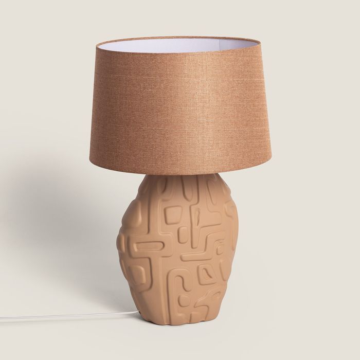 Surab Beige Keramische Tafellamp